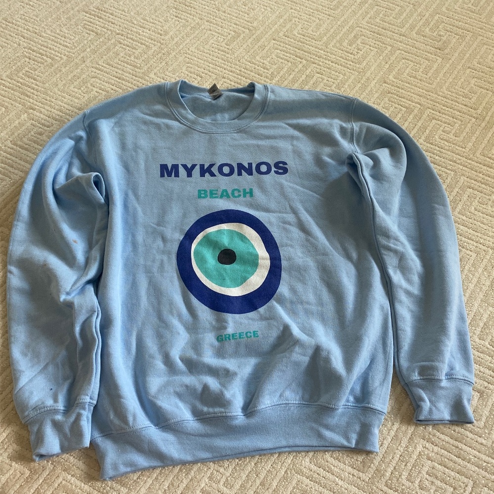 Mykonos Beach, Greece Sweatshirt